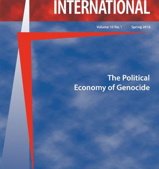 Genocide Studies International (GSI) 10.1: The Political Economy of Genocide
