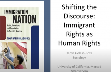 Immigrant Rights are Human Rights with Prof. Tanya Golash-Boza (Genocide and Human Rights Webinar Series, Fall 2020)