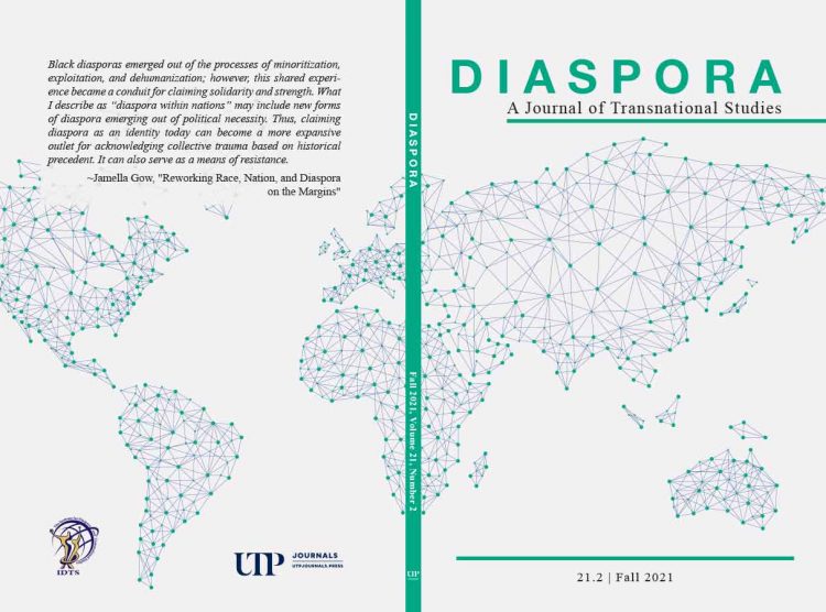 Available Now! Diaspora: A Journal of Transnational Studies 21.2