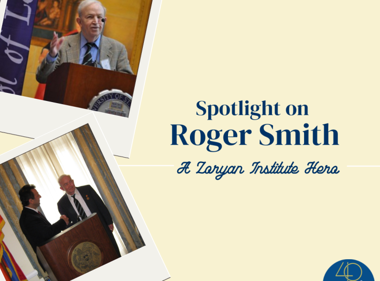 A Spotlight on Zoryan Chairman Prof. Roger W. Smith: Renowned Scholar of Genocide Denial and Key Player in the International Recognition of the Armenian Genocide