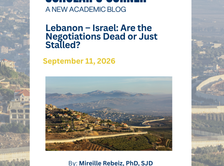 Zoryan Institute Blog Analyzes Ongoing War Between Lebanon and Israel Ahead of Next Round of Peace Negotiations