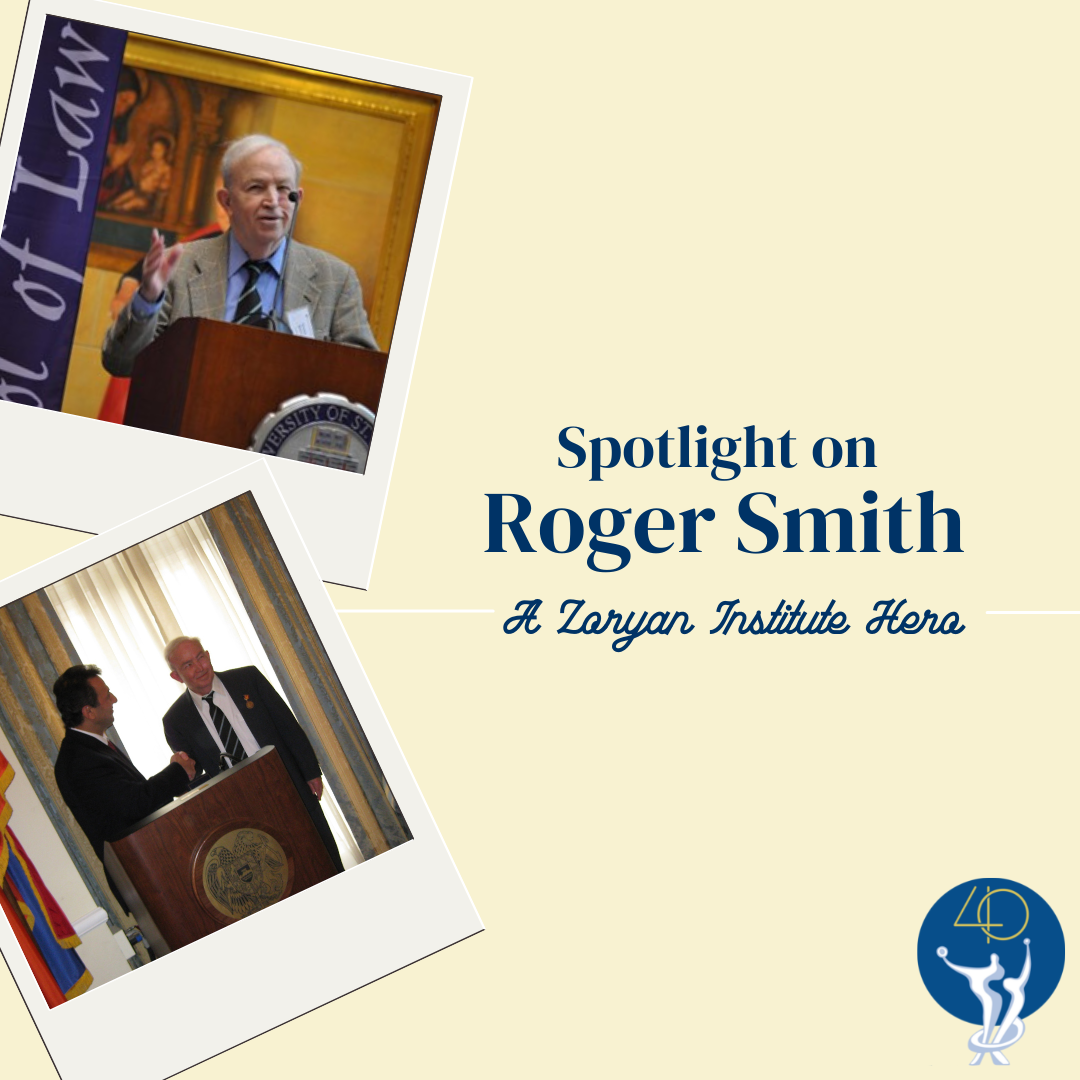 A Spotlight on Zoryan Chairman Prof. Roger W. Smith Renowned