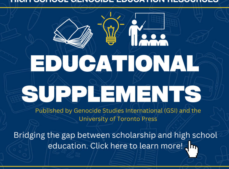 Genocide Studies International Journal Introduces Educational Supplements