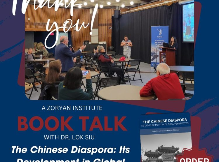 The Zoryan Institute Hosts Book Talk about the Chinese Diaspora and How Education Can Fight Against Anti-Asian Hate