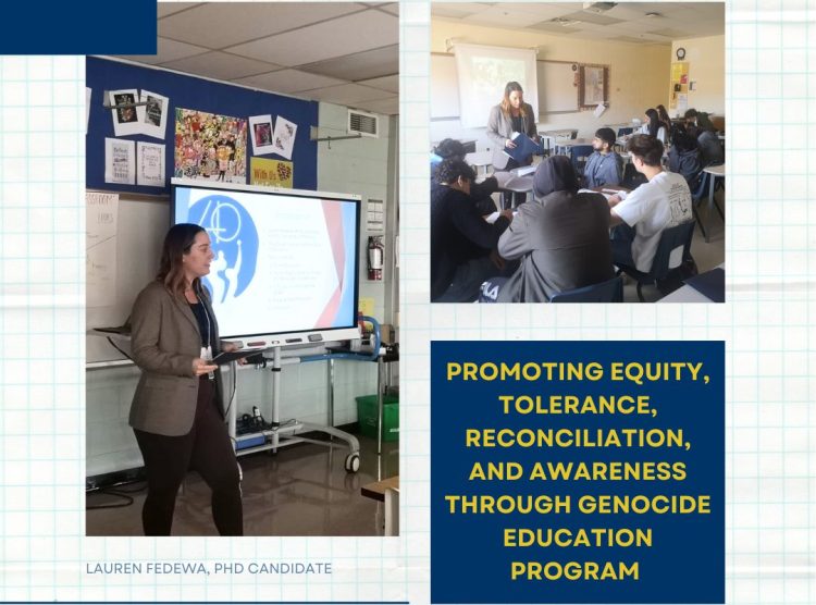 The Zoryan Institute Delivers its “Promoting Equity, Tolerance, Reconciliation, and Awareness Through Genocide Education Program” to Toronto High Schools