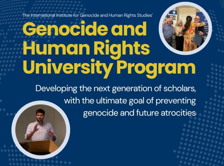 Zoryan Institute Launches the 2025 Genocide and Human Rights University Program